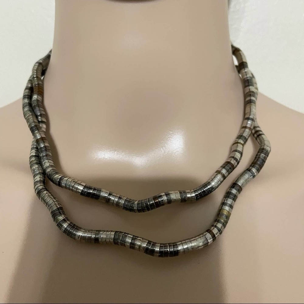 Fun Twisted Snake Statement Necklace​